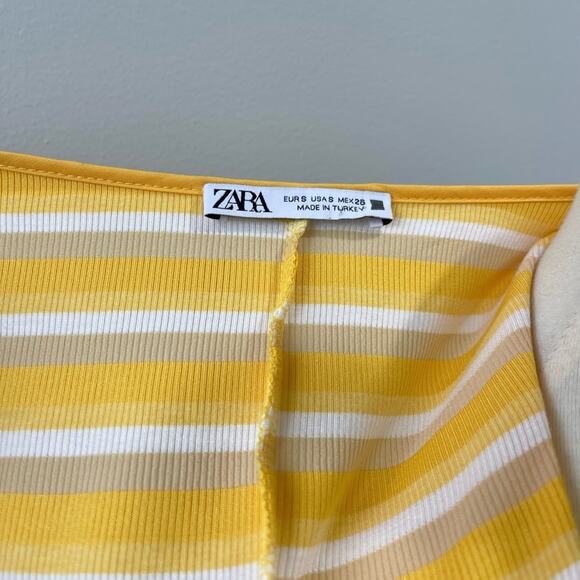 ZARA Striped Ribbed Maxi Tank Dress Women’s Size Small - Picture 7 of 8